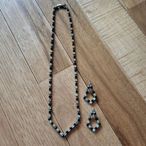 Black&Crystal Jewelry Set